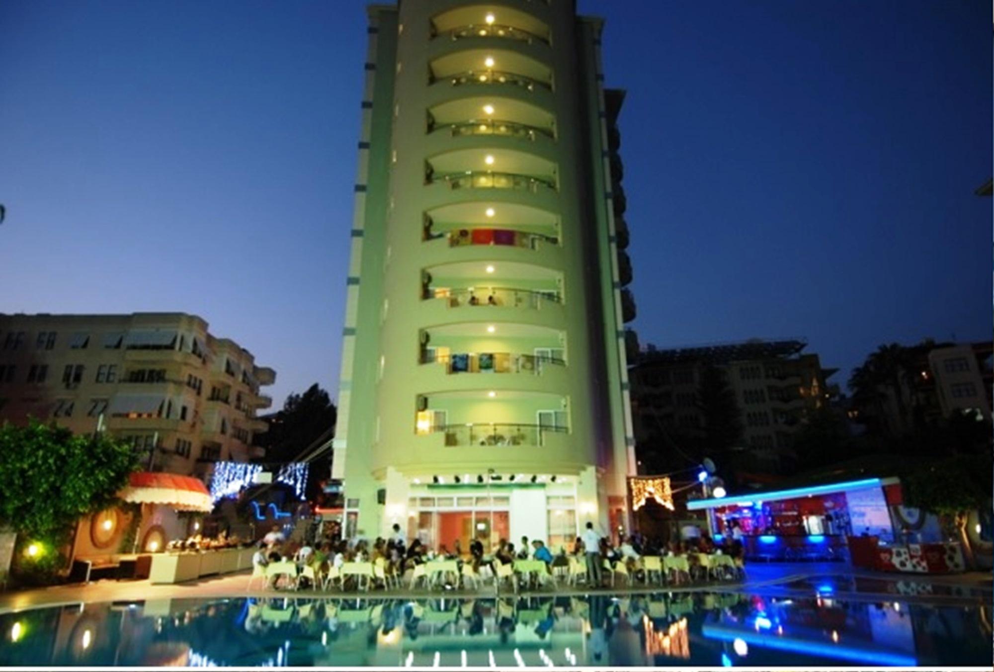 Okan Tower Apart Hotel Alanya Bagian luar foto