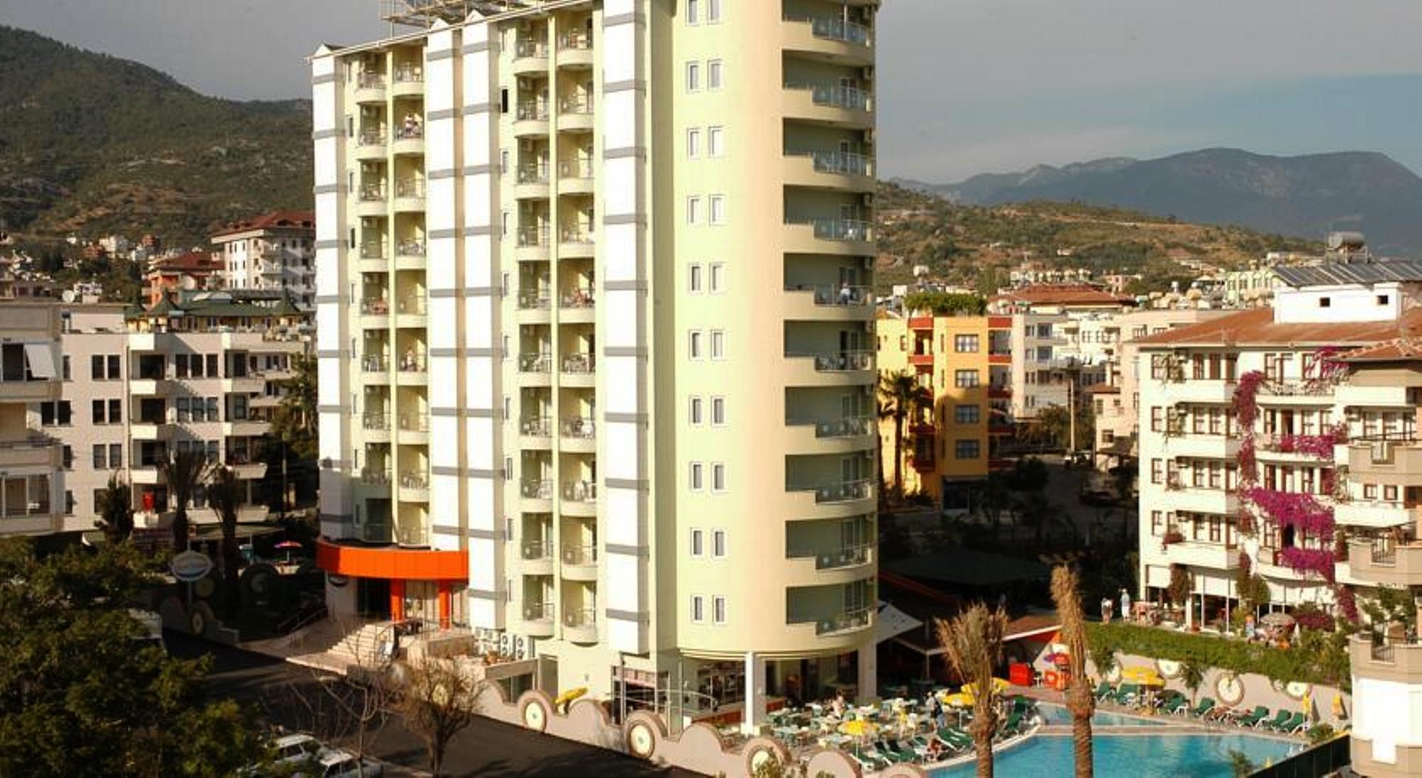 Okan Tower Apart Hotel Alanya Bagian luar foto