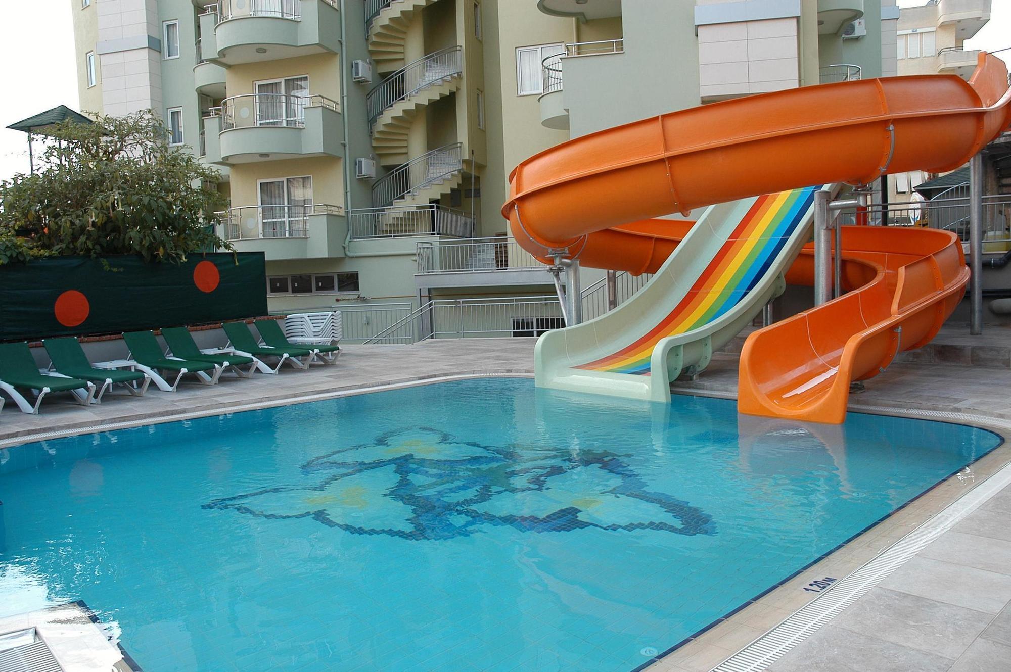 Okan Tower Apart Hotel Alanya Bagian luar foto